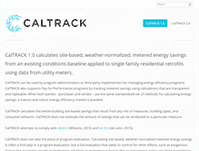 Tablet Screenshot of caltrack.org